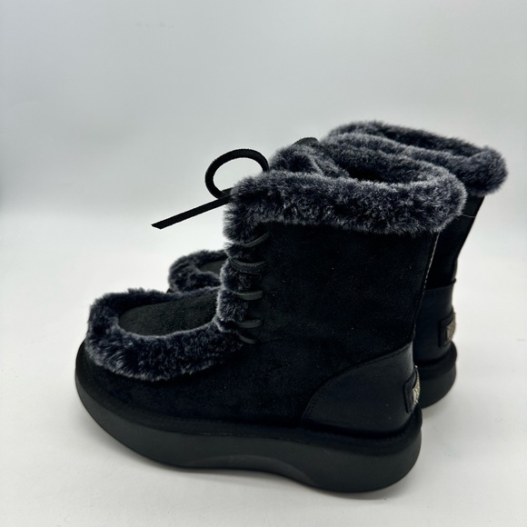 Australia Luxe Collective Black Boots Paige Black Aged Suede - size 8 NWT - Picture 3 of 7